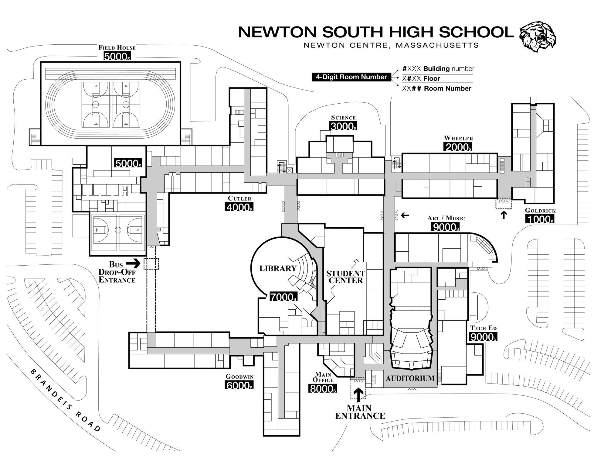 Campus Map Newton South PTSO Campus Map Newton South PTSO
